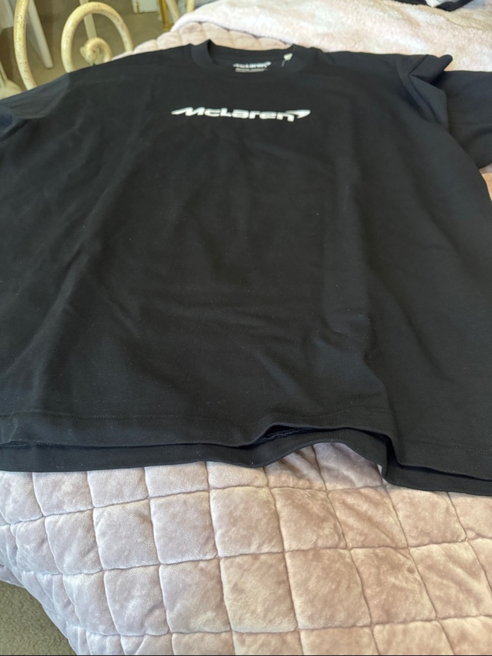 McLaren Black Logo Tee with great graphics